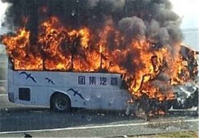 Ten killed, 17 Injured in Northeast China Bus Fire