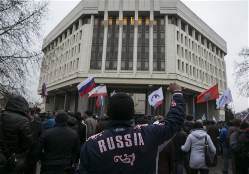 تظاهرات طرفداران روسیه در شهر دونتسک اوکراین