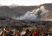 حمله جنگنده‌های ارتش سوریه به تروریستها در جاده عرسال