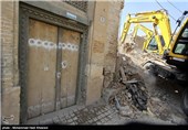 طرح تخریب منازل مخروبه خطر ساز - شیراز