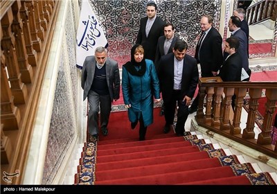 Iran’s Parliament Speaker, EU Foreign Policy Chief Meet in Tehran