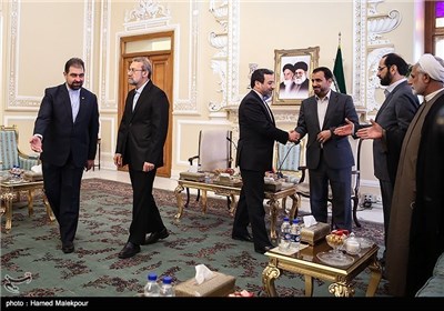 Iran’s Parliament Speaker, EU Foreign Policy Chief Meet in Tehran