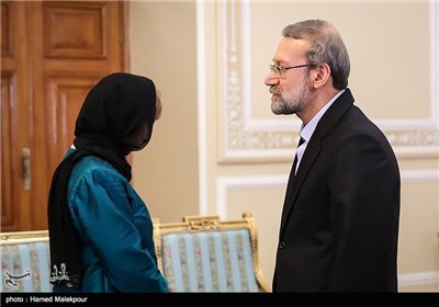 Iran’s Parliament Speaker, EU Foreign Policy Chief Meet in Tehran