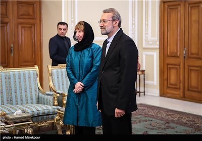 Iran’s Parliament Speaker, EU Foreign Policy Chief Meet in Tehran