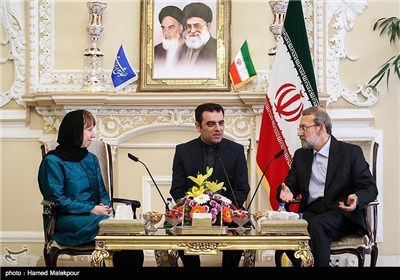 Iran’s Parliament Speaker, EU Foreign Policy Chief Meet in Tehran