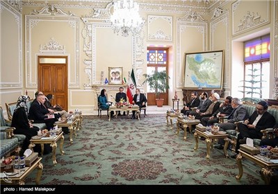 Iran’s Parliament Speaker, EU Foreign Policy Chief Meet in Tehran