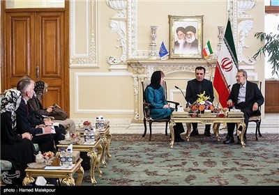 Iran’s Parliament Speaker, EU Foreign Policy Chief Meet in Tehran