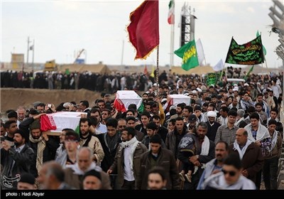 Bodies of Iranian Soldiers Killed in Iraqi Imposed War Return Home