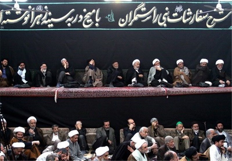 مراسم سوگواری حضرت زهرا (س) در بیوت علما برگزار شد