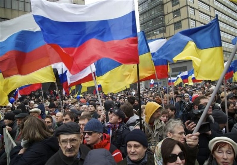 تظاهرات مردم خارکوف و دونتسک در حمایت از همه پرسی کریمه