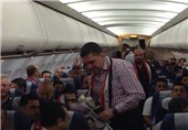 ورود اولین هواپیمای حامل رای دهندگان به دمشق