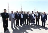 رئیس بانک مرکزی از بلوار پیامبر اعظم(ص) و مسجد جمکران بازدید کرد