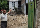 مدرسه شبانه روزی هچیرود بر اثر سیلاب تخریب شد