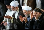 حجت الاسلام حسن روحانی رئیس جمهور در نماز جمعه تهران