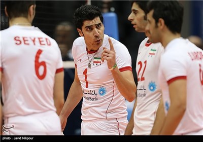دیدار اول تیم های ملی والیبال ایران و برزیل در لیگ جهانی ۲۰۱۴ 