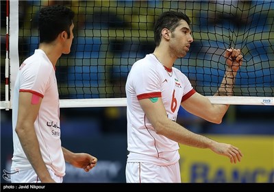 دیدار اول تیم های ملی والیبال ایران و برزیل در لیگ جهانی 2014