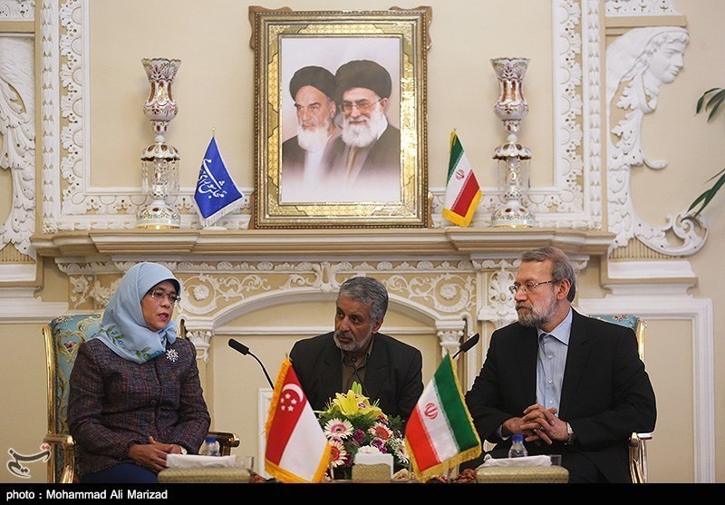 Photos Iranian Singaporean Parliament Speakers Meet In Tehran Photo