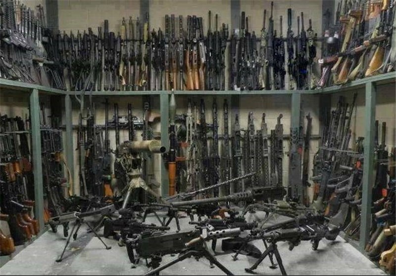الجیش السوری یدمر مستودع سلاح بدرعا فیه اسلحة سعودیة