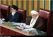 مرحوم آیت الله مهدوی کنی در اجلاس خبرگان رهبری