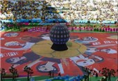 خواستگاری و خوشامدگویی فارسی در مراسم افتتاحیه جام جهانی + تصاویر