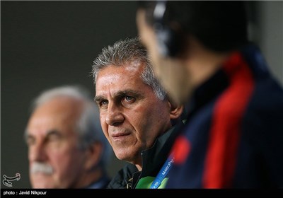 کنفرانس مطبوعاتی تیم ملی فوتبال ایران