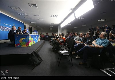 کنفرانس مطبوعاتی تیم ملی فوتبال ایران