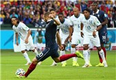پیروزی یک نیمه‌ای فرانسه مقابل هندوراس