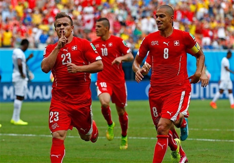 پیروزی سوئیس مقابل هندوراس در نیمه اول