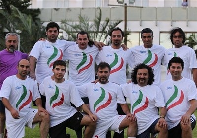 تصاویر هنرمندان ایران در جام جهانی زیرباران