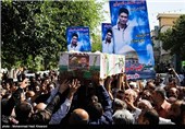 تشییع پیکر دو شهید مدافع حرم - شیراز