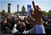 تشییع پیکر دو شهید مدافع حرم - شیراز