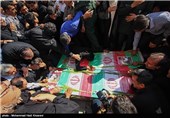تشییع پیکر دو شهید مدافع حرم - شیراز
