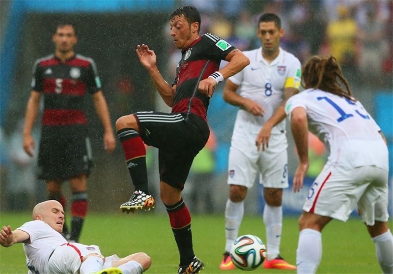 روایت تصویری از رقابت آلمان و آمریکا زیر باران