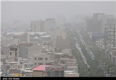 هوای استان کرمانشاه غبارآلود می‌شود