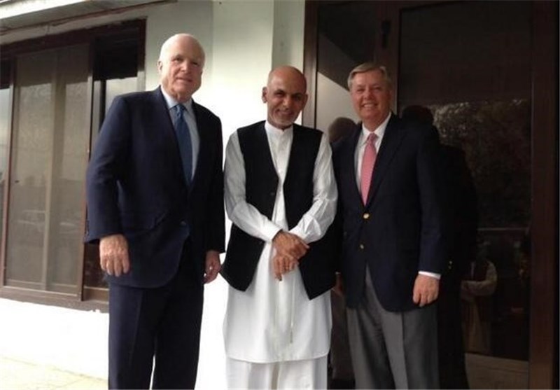 «اشرف‌غنی» و «جان مک‌کین» در کابل دیدار کردند