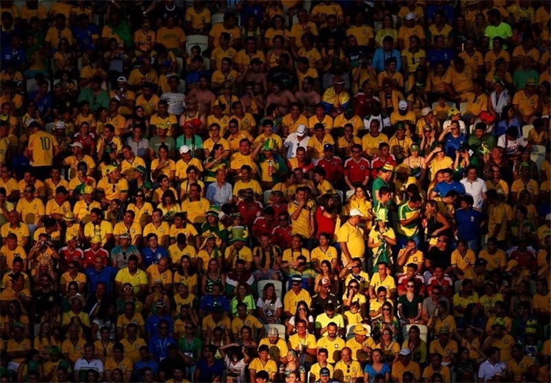 فیلم واکنش هواداران برزیل، فرانسه و آلمان به جام جهانی