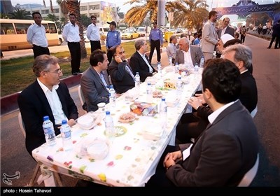 Iftar Ceremony in Iran's Kish Island