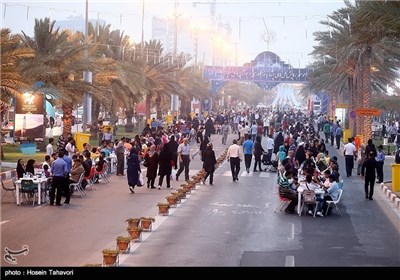 Iftar Ceremony in Iran's Kish Island