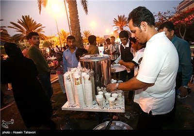 Iftar Ceremony in Iran's Kish Island