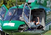 نیمار با هلی‌کوپتر به خانه‌اش برگردانده شد