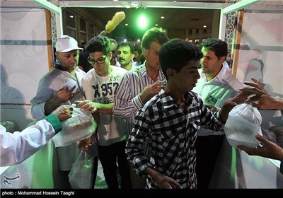 Iftar Ceremony in Holy Shrine of Imam Reza (AS)