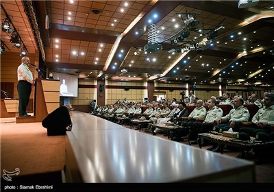 سخنرانی سردار اسماعیل احمدی‌مقدم در مراسم تودیع و معارفه فرمانده مرزبانی
