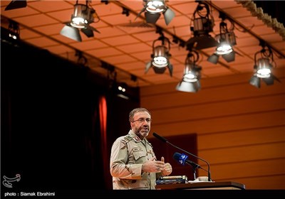 سخنرانی سردار حسین ذوالفقاری فرمانده سابق مرزبانی کشور