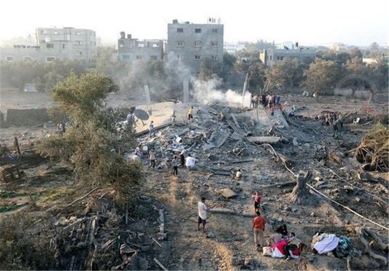 حمله جدید صهیونیست‌ها به شمال و مرکز نوار غزه
