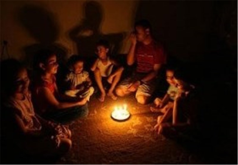 غزه در ماه مبارک رمضان در تاریکی فرو رفت