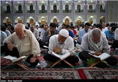 مراسم تجلیل از قاریان نهضت جمع خوانی قرآن در زنجان برگزار شد