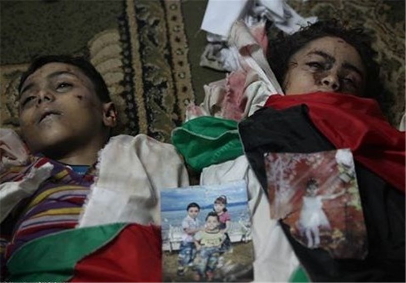 دل انسان از کشتار کودکان غزه خون می‌شود