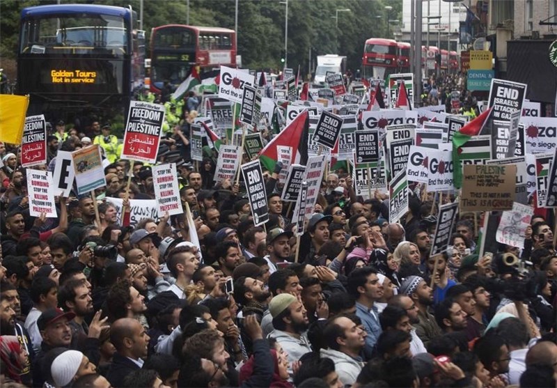Dünya genelinde Filistin&apos;e destek gösterileri sürüyor