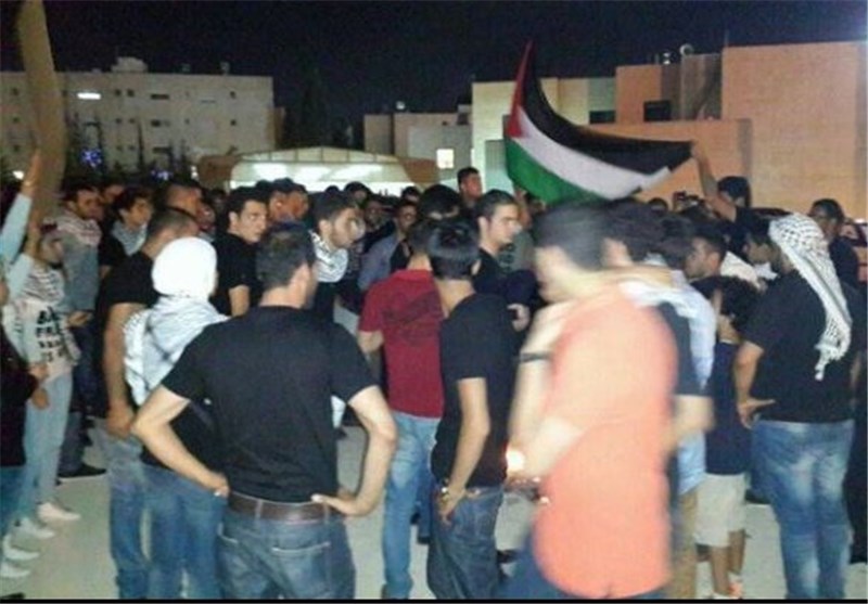 شادی مردم اردن از حملات موشکی مقاومت به تل آویو