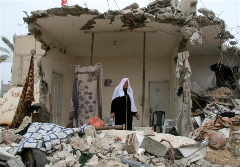 تخریب 35 منزل مسکونی فلسطینیان غزه در یک شب